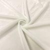 Shakti Fashion Stretch Velvet Velour Fabric Decorative Soft Smooth & Silky Cloth for Home Furnishing, Curtains,Pillows/Cushions and Craft Material (1 Meter, White) view 1
