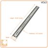 Volo Mild Steel Heavy Duty Telescopic Slide/Drawer Channel - 18 inches (Silver) view 2