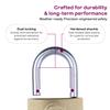 Godrej Pad Lock I Pin Cylinder 60 mm I 3 Keys I Padlock for Main Door I Lock for Tool Box, Shutters, Shops & Offices I Corrosion Resistant Shackle I Solid Brass Padlock | 1 Year Warranty view 4