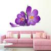 Littlebuds Flowers Violet Medium Vinyl Wallsticker(80 cm x 50 cm) view 1