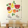 Littlebuds Fruits Medium Vinyl Wallsticker (75 cm x 90 cm) view 2