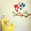 Littlebuds Love Birds Medium Vinyl Wallsticker(65 cm x 80 cm) view 1