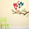 Littlebuds Love Birds Medium Vinyl Wallsticker(65 cm x 80 cm) view 3