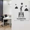 Littlebuds Team Work Medium Vinyl Wallsticker(90 cm x 100 cm) view 2
