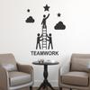 Littlebuds Team Work Medium Vinyl Wallsticker(90 cm x 100 cm) view 3