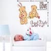 Littlebuds Love Teddy Large Vinyl wallsticker (85cmx60cm) view 2