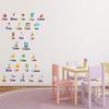 Littlebuds ABCD Alphabets Medium Vinyl Wallsticker(80 cm x 120 cm) view 1