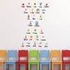 Littlebuds ABCD Alphabets Medium Vinyl Wallsticker(80 cm x 120 cm) view 2