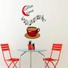 Littlebuds Coffee Time Medium Vinyl Wallsticker(70 cm x 90 cm) view 1