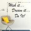 Littlebuds Dream Quotes Medium Vinyl Wallsticker(90 cm x 60 cm) view 3