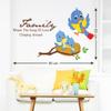 Littlebuds Birds Family Large Vinyl wallsticker(90cmx55cm) view 2