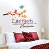 Littlebuds Cute Hearts Large Vinyl wallsticker (120cmx70cm) view 1