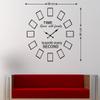 Littlebuds Clocks Medium Vinyl Wallsticker(90 cm x 90 cm) view 2
