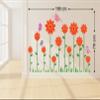Littlebuds Orange Flowers Medium Vinyl Wallsticker(100 cm x 70 cm) view 3