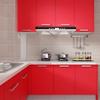 WALLTON - Self Adhesive Vinyl PVC Film Wall Paper Shelf Liner for Walls Furniture Door Wardrobe Almirah DIY Renovation Projects (Red Matt 16x36.2 Inch) view 4