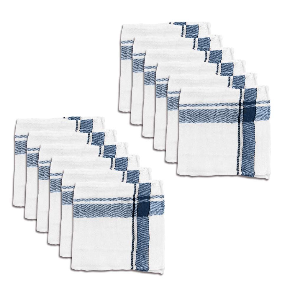 G 1 Glass Cleaning Duster | Wet Dry Cotton Cleaning Cloth/Mop 16 X 16 Inch Pack of 20 | Home Kitchen Use |