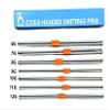 Pony Single Point Round Knob Aluminium Cold Headed Knitting Pins/Knitting Needles (Grey, Size No. 6 to 12, Length 25cm) view 1