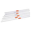 Pony Single Point Round Knob Aluminium Cold Headed Knitting Pins/Knitting Needles (Grey, Size No. 6 to 12, Length 25cm) view 2