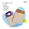 SOLSTICE Cotton Saree Covers/Bags For Storage Combo Of 16 X 14 (Inches) For Clothes Covers, Storage Bag, Travelling, Wardrobe Organizer Set Of (6), White view 4