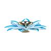 Collectible India Brass Diya Oil Lamp Stand Lotus Kamal Patti Diyas for Puja Home Temple Decor (Sky Blue) view 4