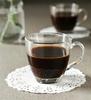 JIGSHTIAL Crystal Clear Glass Tea Cup and Coffee Cup Set of 6 Transparent (140ML) view 3