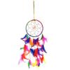 DealFry Traditional Decorative Car Hanging Dreamcatcher,Hanging Dream Catcher Attract Positive Dreams & Thinking for Car/Room/Home Decor/Balcony Wool Windchime, Made in India Best for Gifting view 1