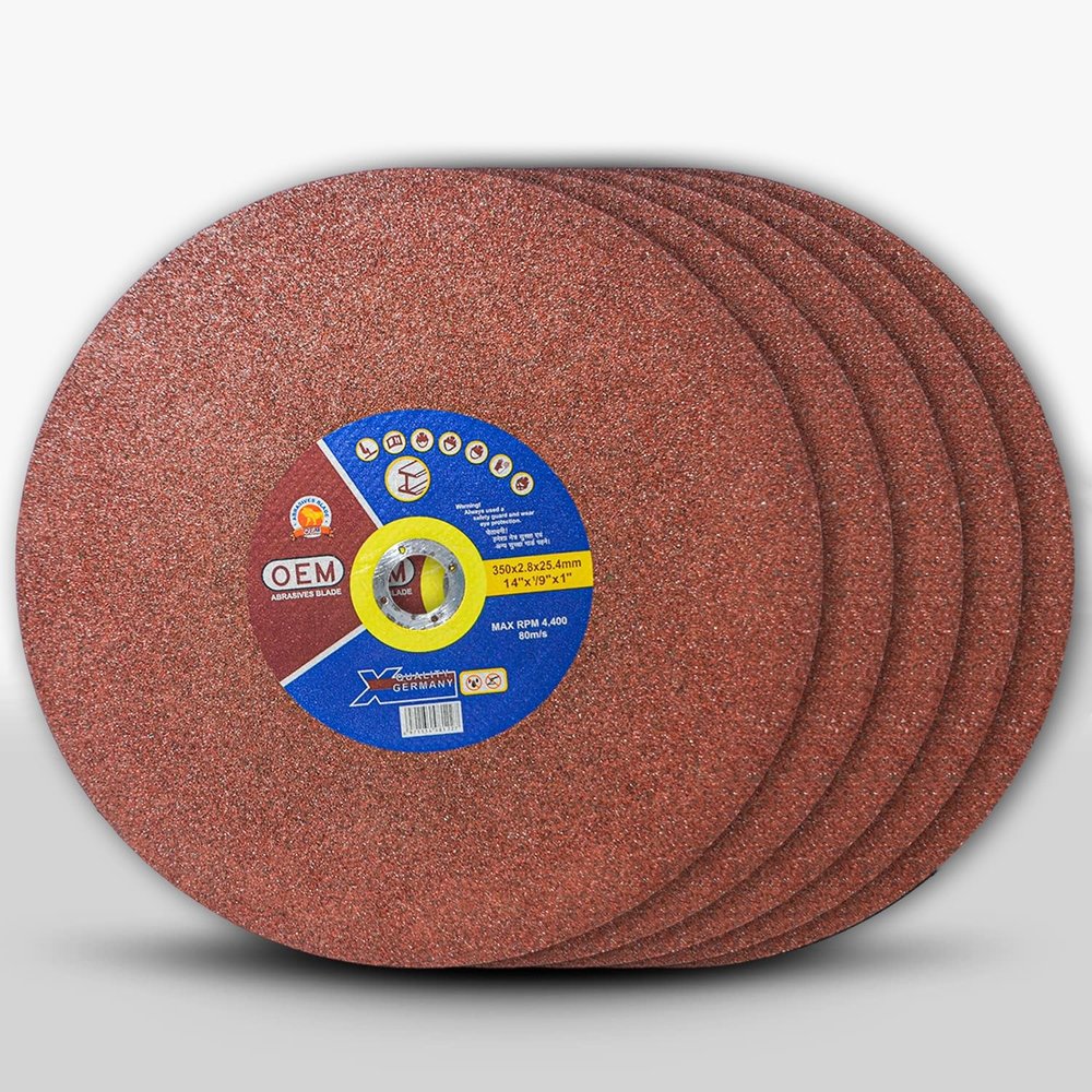OEM 14-Inch (355mm) Cutting Wheels  Pack of 5 Heavy-Duty Discs for Metal & Steel Cutting | Compatible with Chop Saws