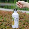 FirseBUY Motivational Be A Pineapple - Stand Tall, Wear a Crown, and Be Sweet Inside Quotes Printed Aluminium Water Bottle  600 ml view 2