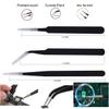 Wroughton 5 Metal Precision Screwdriver Set for Mobile Repairing With 4 Mobile Opener, 1 Fiber Plastic Stick Spudger and Set of 3 ESD Non-Magnetic Tweezers- Straight, Flat & Curved view 4