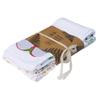 looms & weaves Unisex Premium Printed Cotton Hand and Face Towels, Ultra Soft, Light Weight and Highly Absorbent (45 cm x 75 cm, White) - 3 Pieces view 1