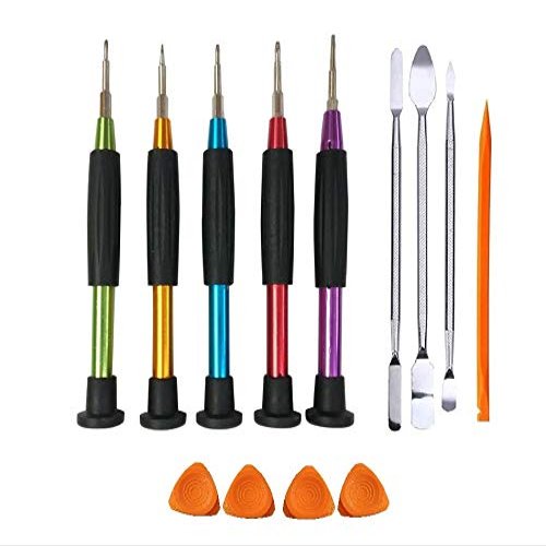Wroughton 5 Metal Precision Screwdriver Set for Mobile Repairing With 4 Mobile Opener, 1 Fiber Plastic Stick Spudger and 3 Stainless Steel Metal Openers