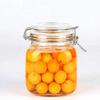SQUARE Glass Pickle Jar & Container Airtight Swing Cap Leak Proof Rubber Gasket & Hinged Lid Kitchen Masala Cereal Dispenser Transparent STAINLESS Bail & Trigger Hermetic Seal 500 ml SET OF 1 view 2