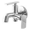 JAGGER JGR55 Bat 2 in 1/2 Way Bib Cock Taps Compatible for Washing Machine, Bathroom, Toilet Hose with Teflon Tape and Wall Flange view 1