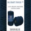 DK Craft Touch 4mm Macrame Cotton Cord,Threads/Rope for Craft Work,Plant Hanger Ropes 3 ply (Denim Blue, 4mm (100 metre Length Cord)) view 3
