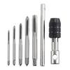 Atozshop11 6Pcs Thread Tap & Wrench Drill Bit Set Metric M3 M4 M5 M6 M8 Repair Tool Cutter view 1