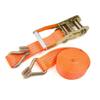 GION Ratchet Tie Down Strap Polyester Strong Fittings Load Tie Down Straps for Moving Appliances Lawn Equipment Motorcycle in a Truck 4 cm, 19 ft/6 m 500 Kg Load Cap/1500 Kg Break Strength view 1