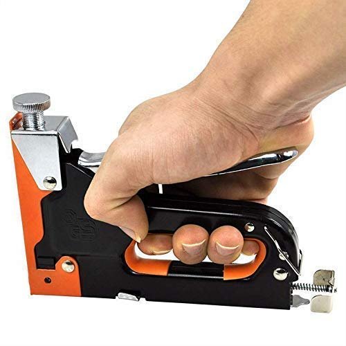 GION 3 in 1 Three-Way Shooting Professional Stapler Gun use for Wood Furniture Door Finishing Usable Plastic, Wood and Multiple uses