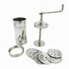 M.R. Chakli Press Maker/Idiyappam Maker Machine Stainless Steel with 6 Different jalis, Making sev Gathiy etc. view 4