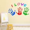 Littlebuds I Love Medium Vinyl Wallsticker (55 cm x 95 cm) view 1