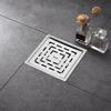 Ruhe Sapphire Square Flat Cut Floor Drain | 304-Grade Stainless Steel Drain Jali with Matte Finish | 6 x 6 inches | Pack of 1 view 1