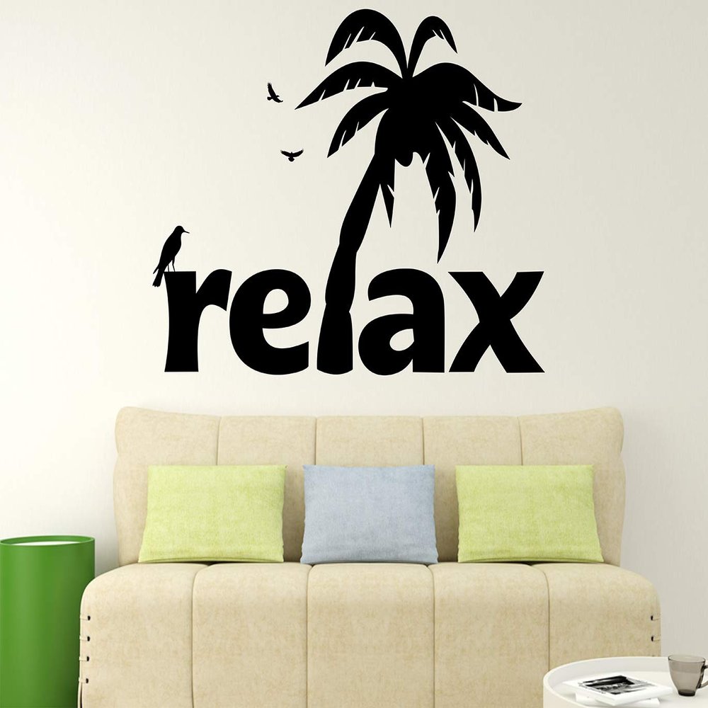 Littlebuds Relax Medium Vinyl Wallsticker (90 cm x 70 cm)