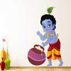 Littlebuds Lord Krishna Medium Vinyl Wallsticker (55 cm x 80 cm) view 1