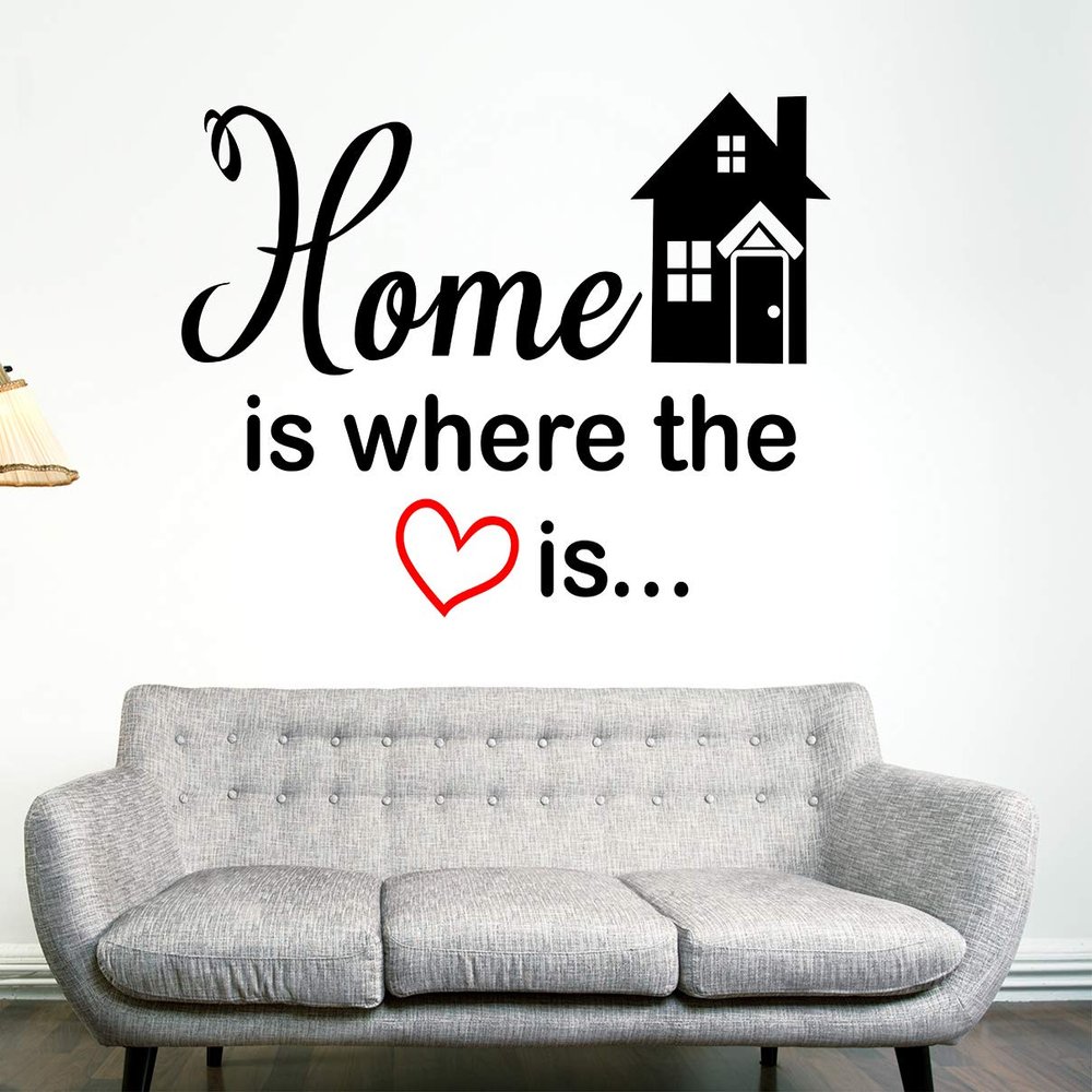 Littlebuds Home Medium Vinyl Wallsticker (80 cm x 60cm)