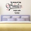 Littlebuds Smiles Quotes Medium Vinyl Wallsticker (85 cm x 60 cm) view 3
