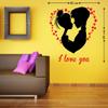 Littlebuds I Love You Medium Vinyl Wallsticker (65 cm x 65 cm) view 2