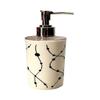 WON soap Dispenser Bottle Set with Pump for handwash in Bathroom Kitchen Sink, White Plastic Body and Chrome Finish top(Pack of 2)(Design as per Availability) view 4