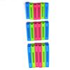 PallRin Combo Plastic Food Snack Bag Pouch Clip Seal Set of 18, Multicolor + Silicone Reusable Stretchable Lid Cover for Container Bowls Bottle Food Glass Cup, 6 PC Random Color view 3