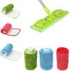Vroxy 6 PCs Set Cleaning Pad Microfiber Mop Floor Dust Household Flat Refill Tool (Random Colour) view 3