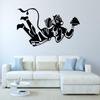 Littlebuds Hanuam Medium Vinyl Wallsticker (100 cm x 50 cm) view 1