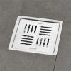 Ruhe Ruby Square Floor Drainer | 304-GradeStainless Steel Floor Drain- Ruby Square Flat Cut (6x6 inches) (Pack of 1) view 1